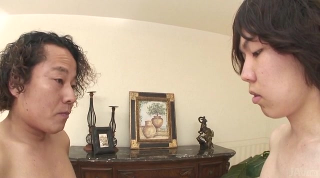 Hitomi Kanou Gives A Double Blowjob And Drinks Cum.