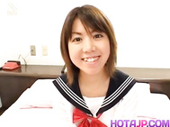 Ai Kazumi sucks dong and is well screwed under uniform skirt - More at javhd.net