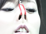 BDSM JAV Yuu Kawakami CMNF Nose Hook Blowjob