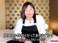 Japanese fat mama with big tits talks about her fuck experience. Amateur Asian shows squirt and masturbation with sex toy. MILF BBW Mako 1 OSAKAPORN