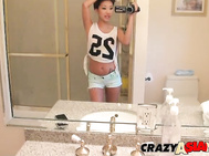 Alina was a smoking hot Asian GF we were lucky enough to get a glimpse of.
