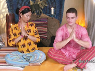 Asian yoga teacher licked and fucked