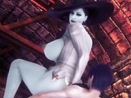 Lady Dimitrescu Reverse Cowgirl | Resident Evil Village Parody