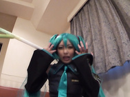 Hatsune Miku Cosplay Group Fuck.