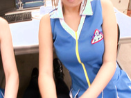 First Day On The Job For Two Cute Teens.