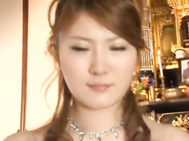 Beautiful Momoka Nishina Swallows Cum And Masturbates.