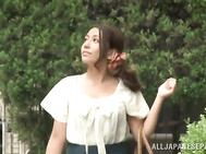 Amateur big tit babe Mei Matsumoto gets mouth and tit fucked.