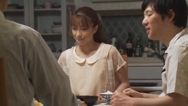Peeking up Aika Miura's skirt before she's sucking dick.