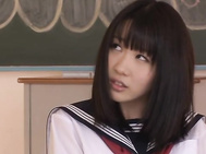 Babe in school uniform Uruha Mizuki hot rear fuck! - Japanese Cosplay.