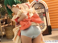 Kinky Japanese cosplay lover Chika Arimura makes a solo action - Japanese Cosplay.
