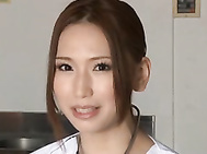 Juicy ass nurse Ai Sayama likes to show off her sexy booty.
