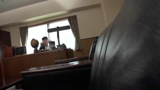 Japanese AV Model is sexy milf in office suit and black stockings nailed.