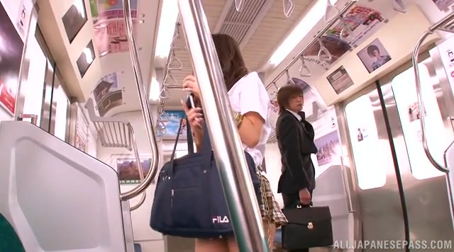 Mizuki Hinano sucks cock of hot guy in public.
