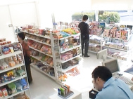 Yuma Asami Hot Asian doll has sex in a shop.